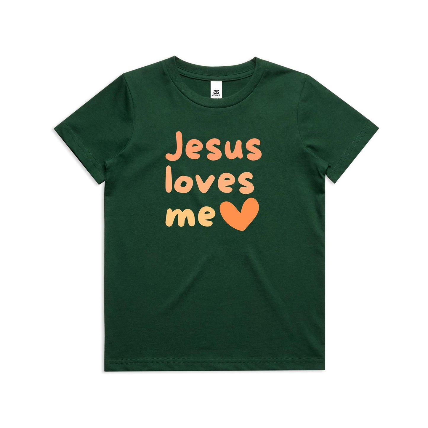 Jesus Loves Me - Kid's T-Shirt (orange)