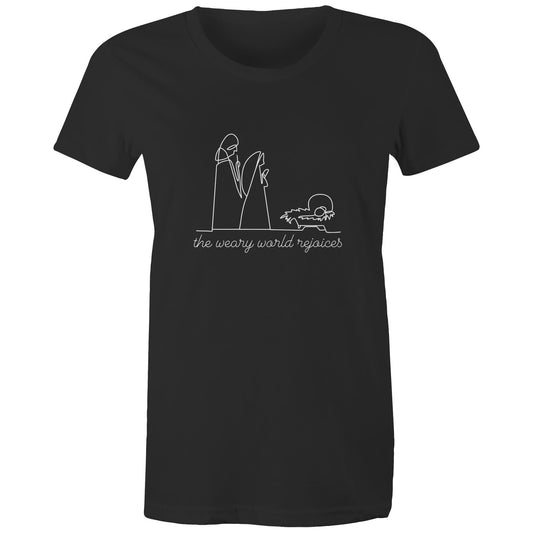 A Weary World Rejoices - Women's T-Shirt