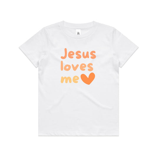 Jesus Loves Me - Kid's T-Shirt (orange)