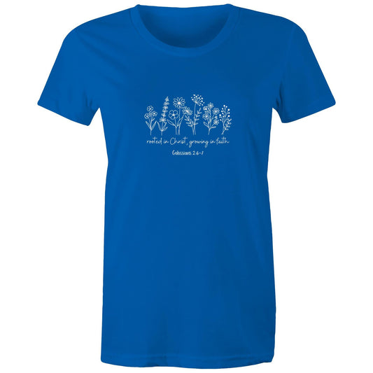 Rooted in Christ - Women's T-Shirt