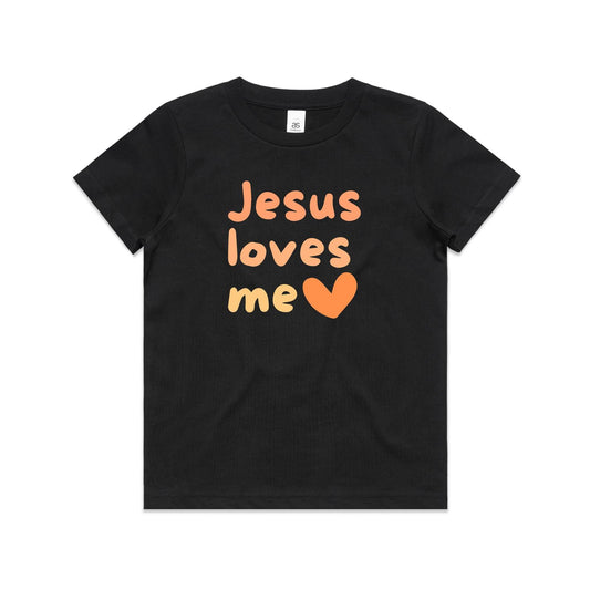 Jesus Loves Me - Kid's T-Shirt (orange)