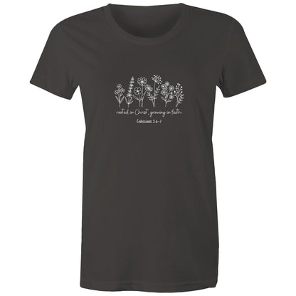 Rooted in Christ - Women's T-Shirt