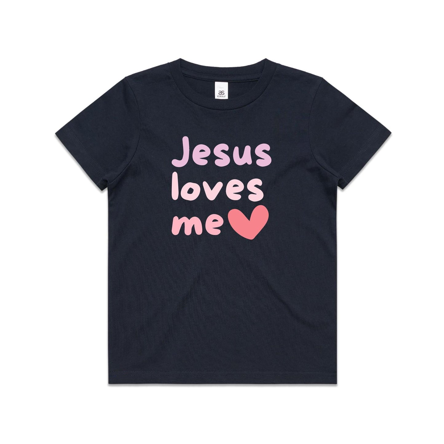 Jesus Loves Me - Kid's T-Shirt (pink)