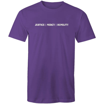 Justice Mercy Humility - Men's T-Shirt
