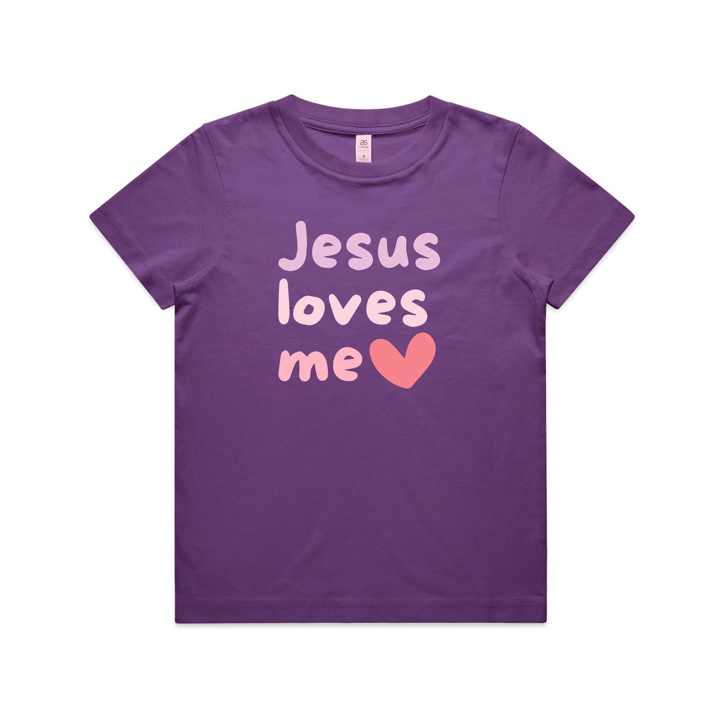 Jesus Loves Me - Kid's T-Shirt (pink)