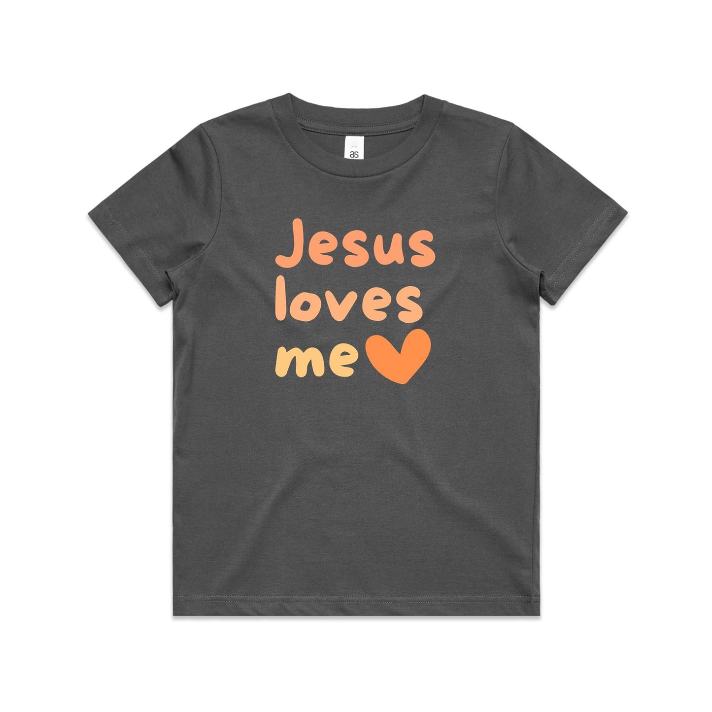 Jesus Loves Me - Kid's T-Shirt (orange)