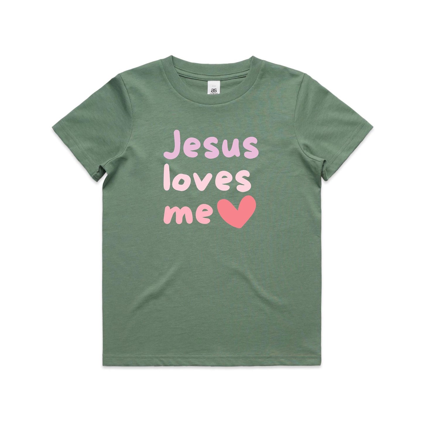 Jesus Loves Me - Kid's T-Shirt (pink)