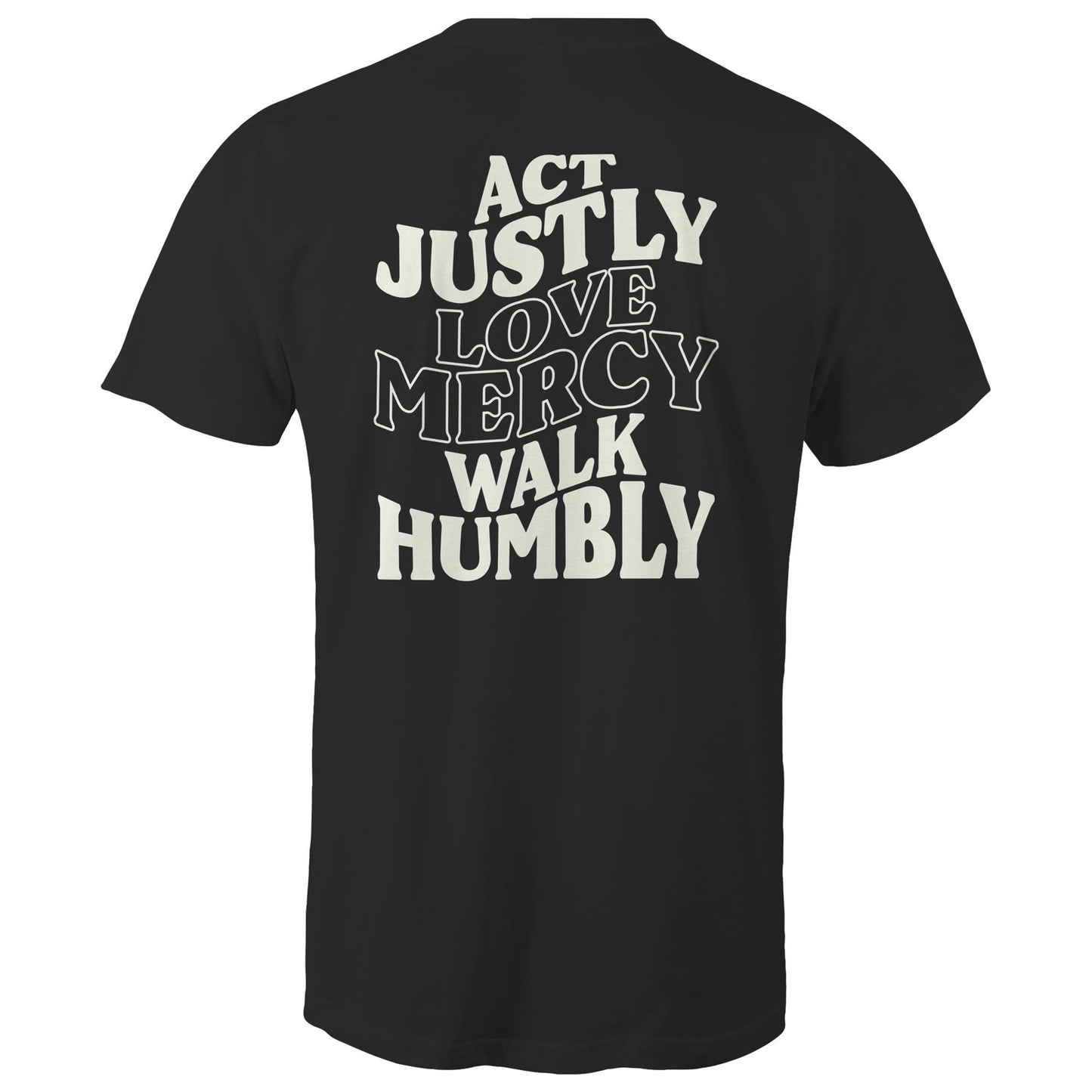 Justice Mercy Humility - Men's T-Shirt
