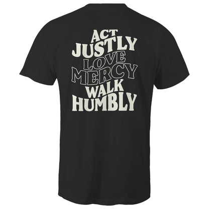Justice Mercy Humility - Men's T-Shirt