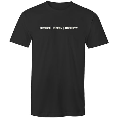 Justice Mercy Humility - Men's T-Shirt
