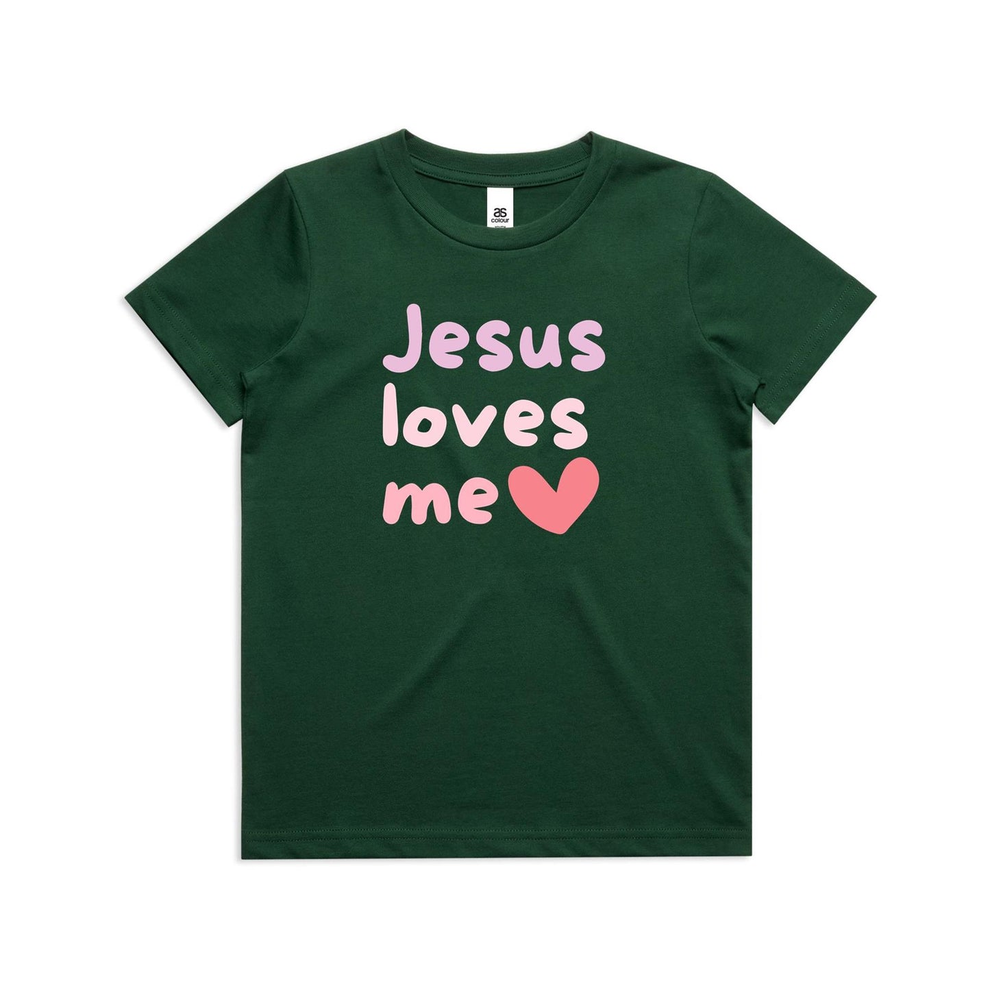 Jesus Loves Me - Kid's T-Shirt (pink)