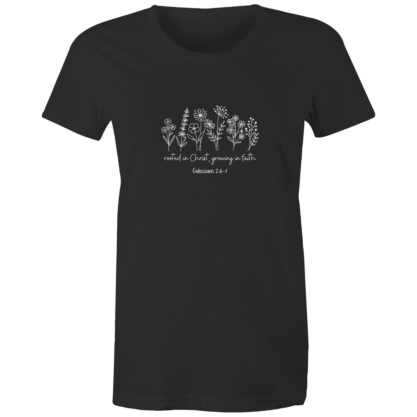 Rooted in Christ - Women's T-Shirt