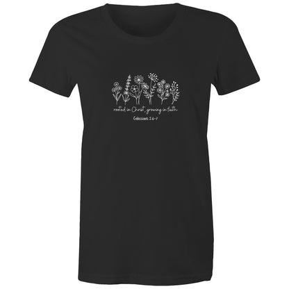 Rooted in Christ - Women's T-Shirt