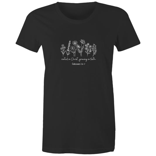 Rooted in Christ - Women's T-Shirt