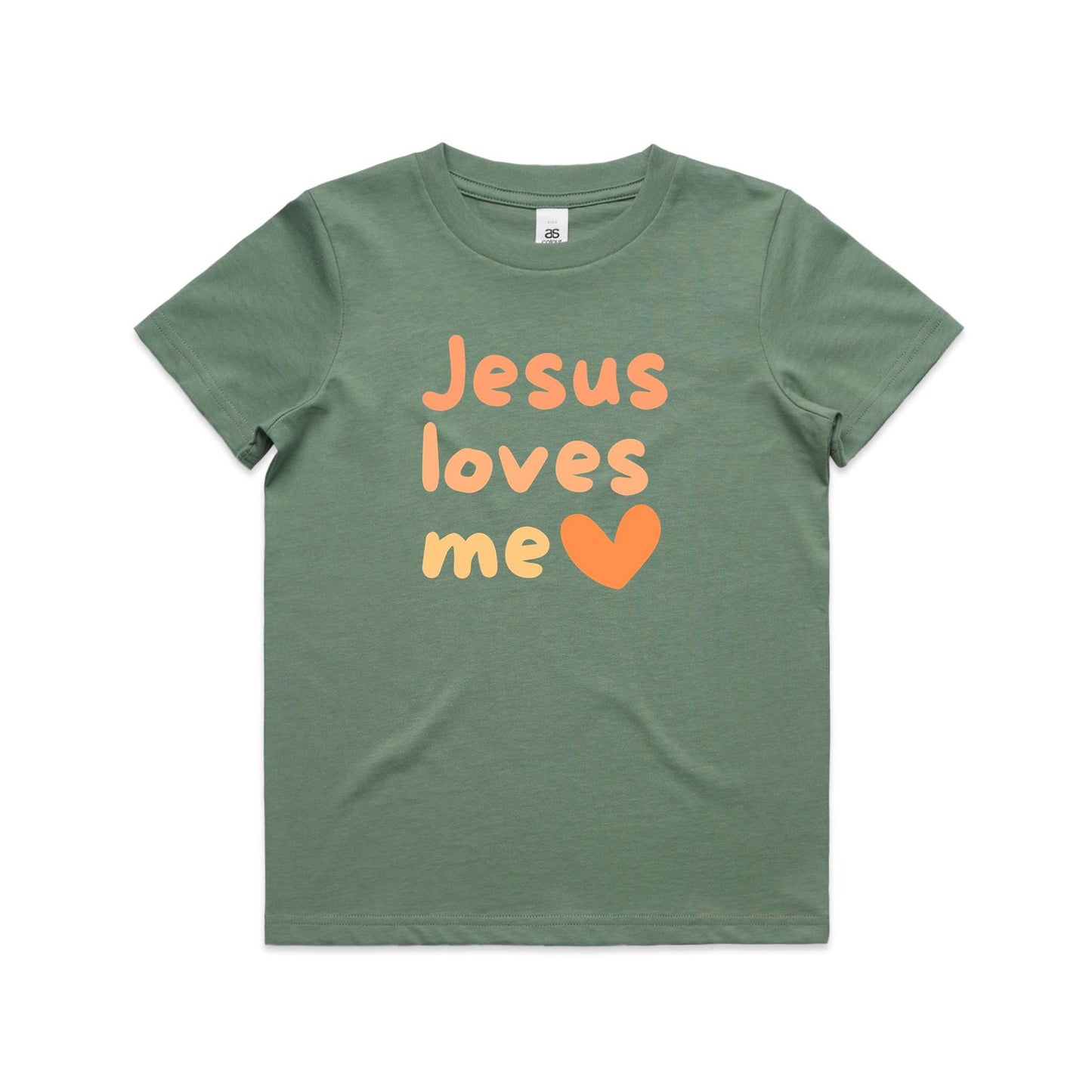 Jesus Loves Me - Kid's T-Shirt (orange)