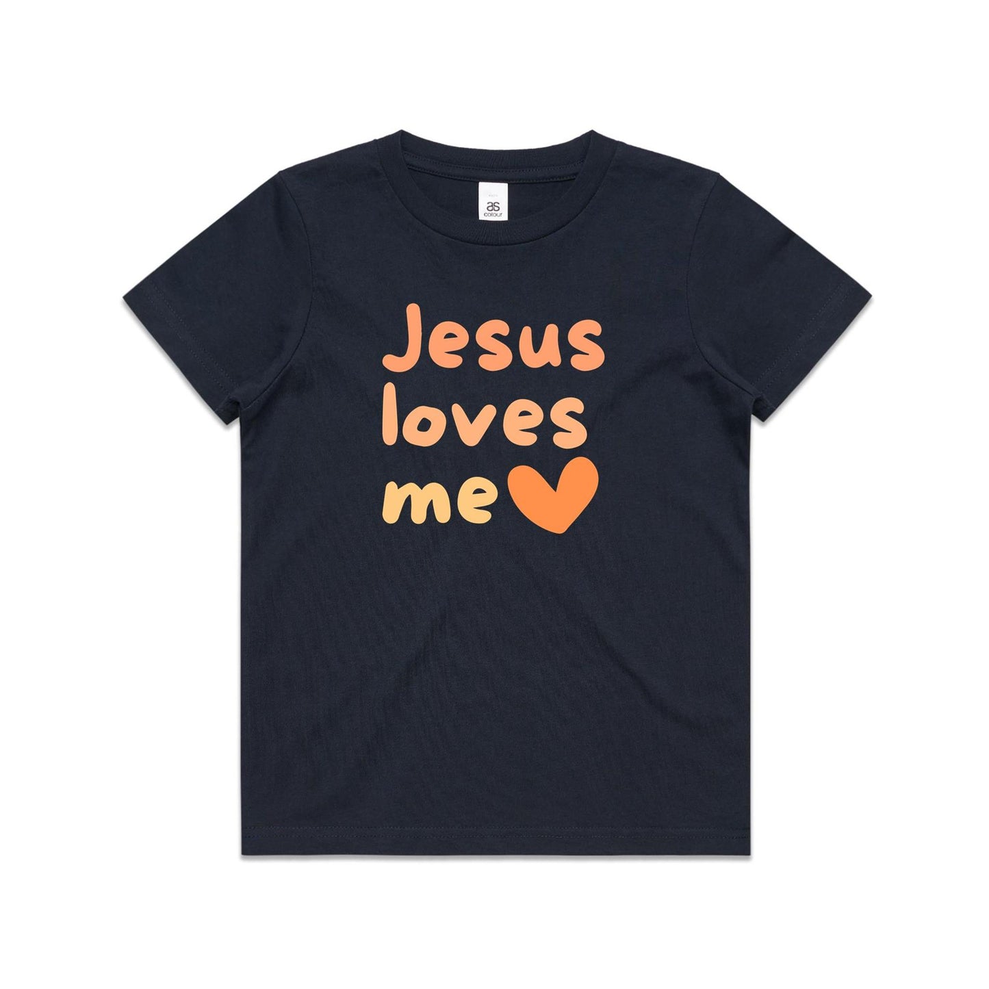 Jesus Loves Me - Kid's T-Shirt (orange)