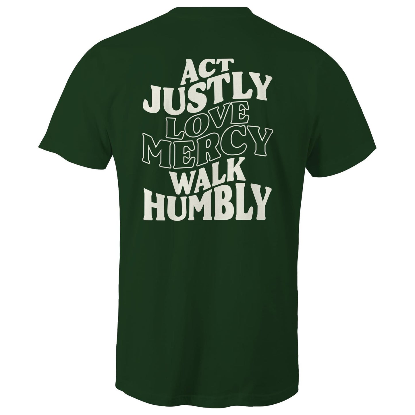 Justice Mercy Humility - Men's T-Shirt