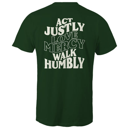Justice Mercy Humility - Men's T-Shirt