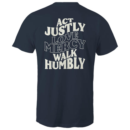 Justice Mercy Humility - Men's T-Shirt