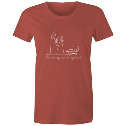 A Weary World Rejoices - Women's T-Shirt