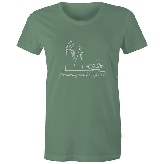 A Weary World Rejoices - Women's T-Shirt