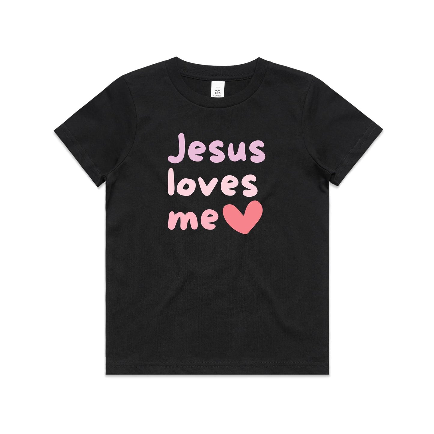 Jesus Loves Me - Kid's T-Shirt (pink)