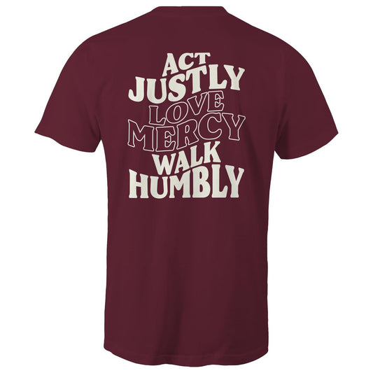 Justice Mercy Humility - Men's T-Shirt