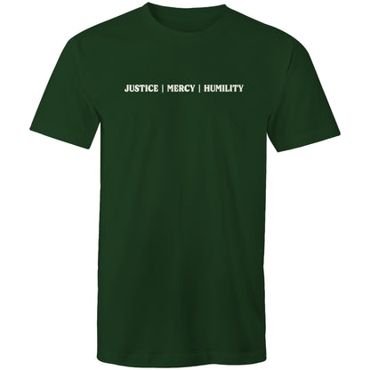 Justice Mercy Humility - Men's T-Shirt