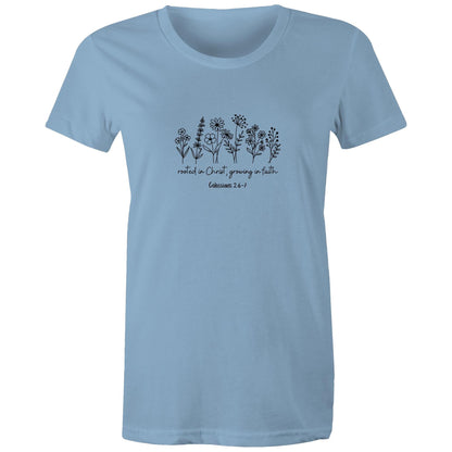 Rooted in Christ - Women's T-Shirt