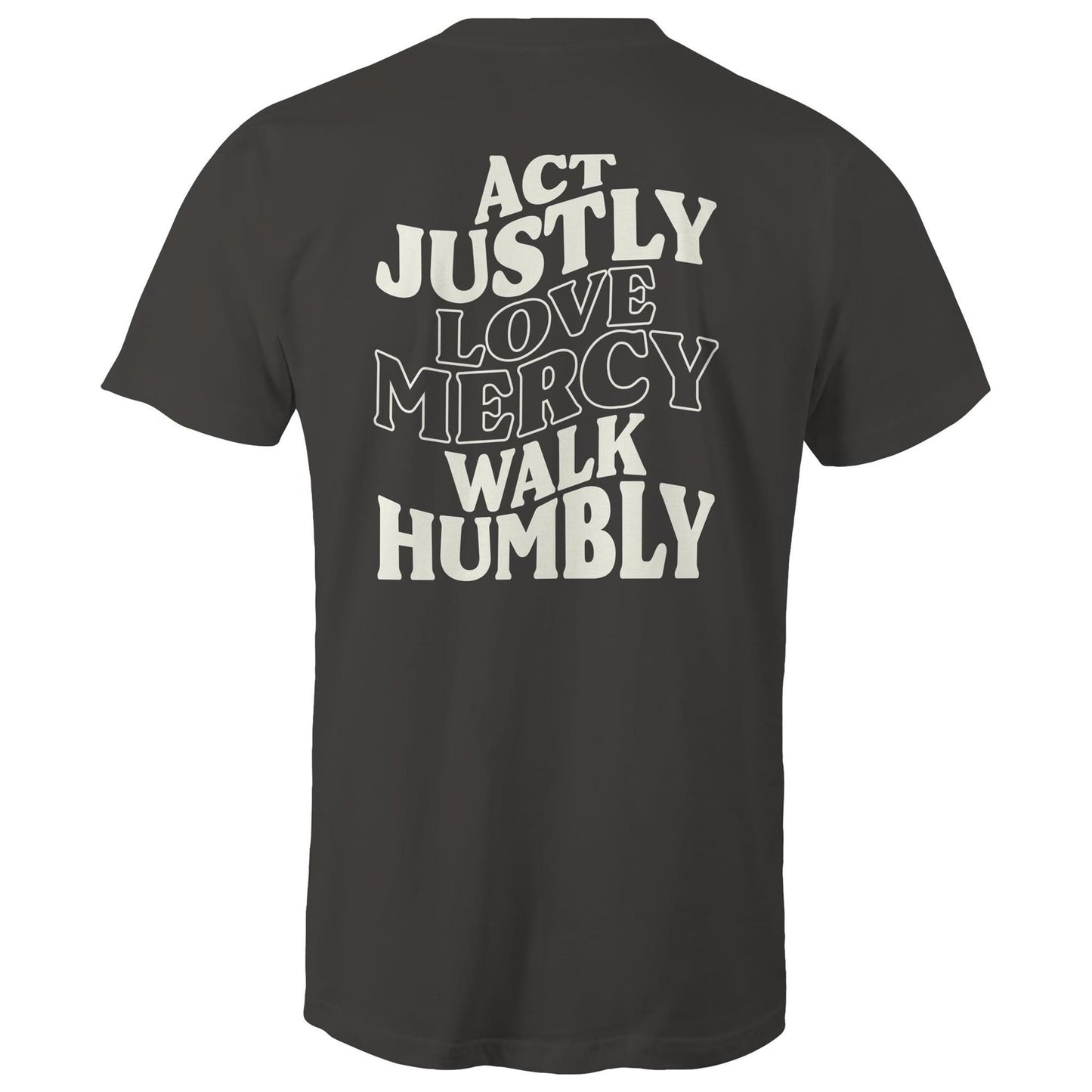 Justice Mercy Humility - Men's T-Shirt