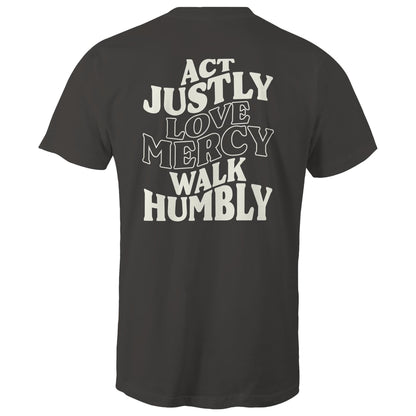 Justice Mercy Humility - Men's T-Shirt