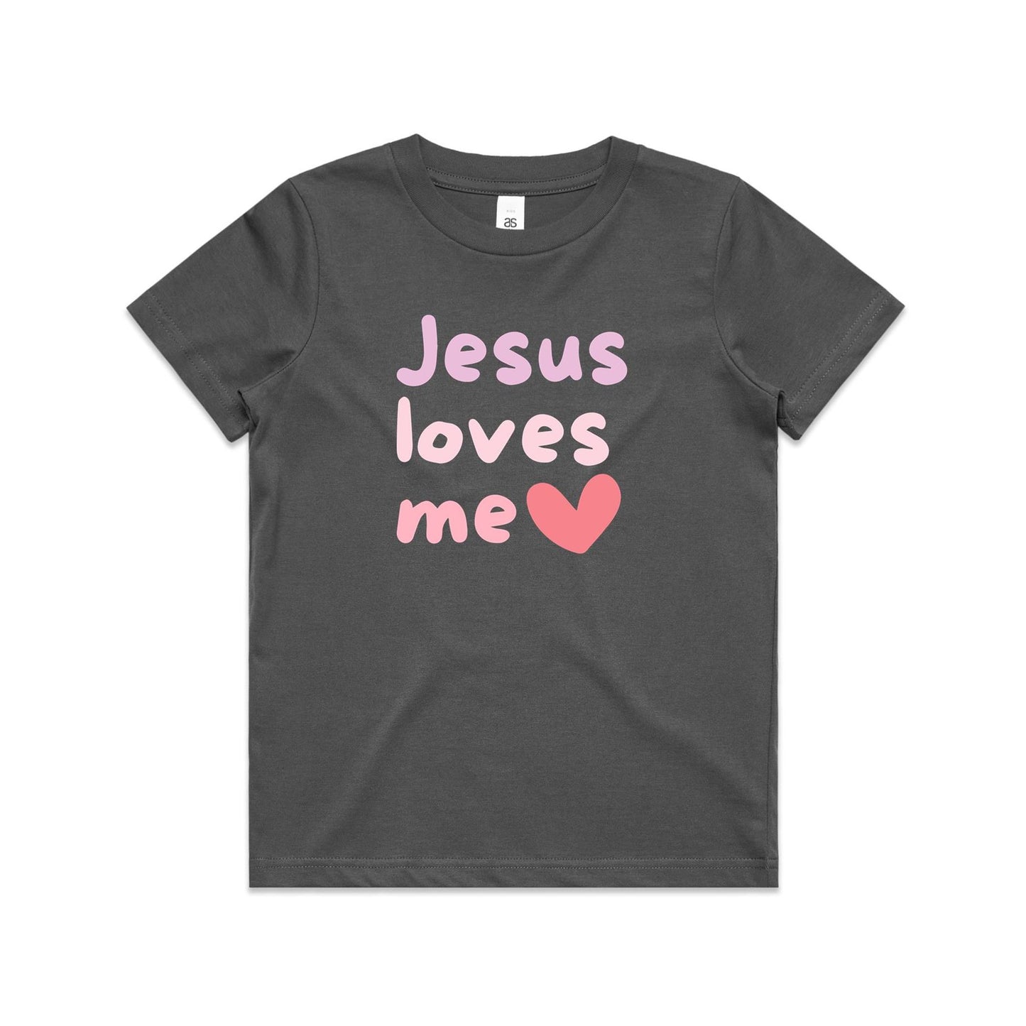 Jesus Loves Me - Kid's T-Shirt (pink)