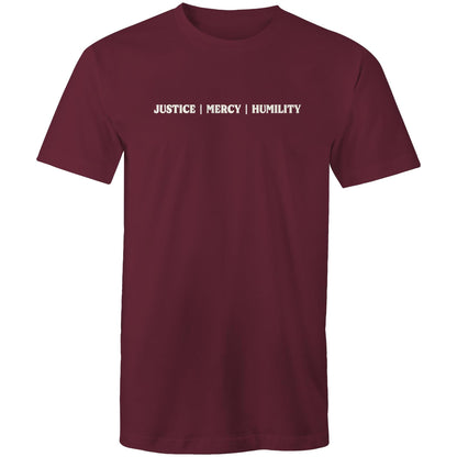 Justice Mercy Humility - Men's T-Shirt