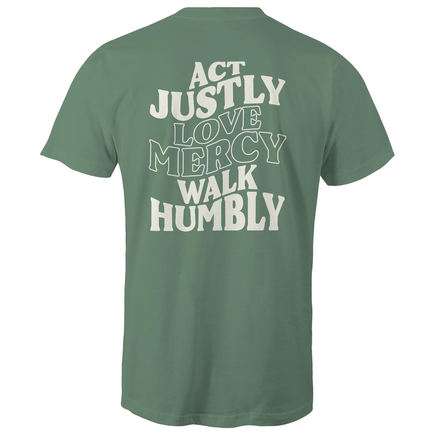 Justice Mercy Humility - Men's T-Shirt
