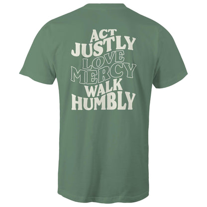 Justice Mercy Humility - Men's T-Shirt