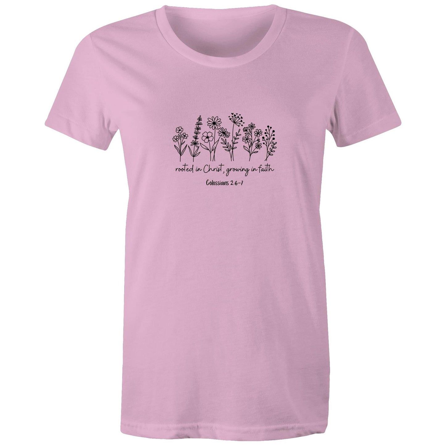 Rooted in Christ - Women's T-Shirt