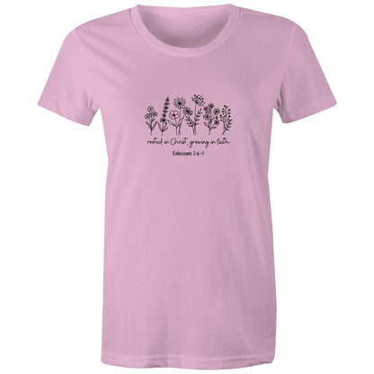 Rooted in Christ - Women's T-Shirt