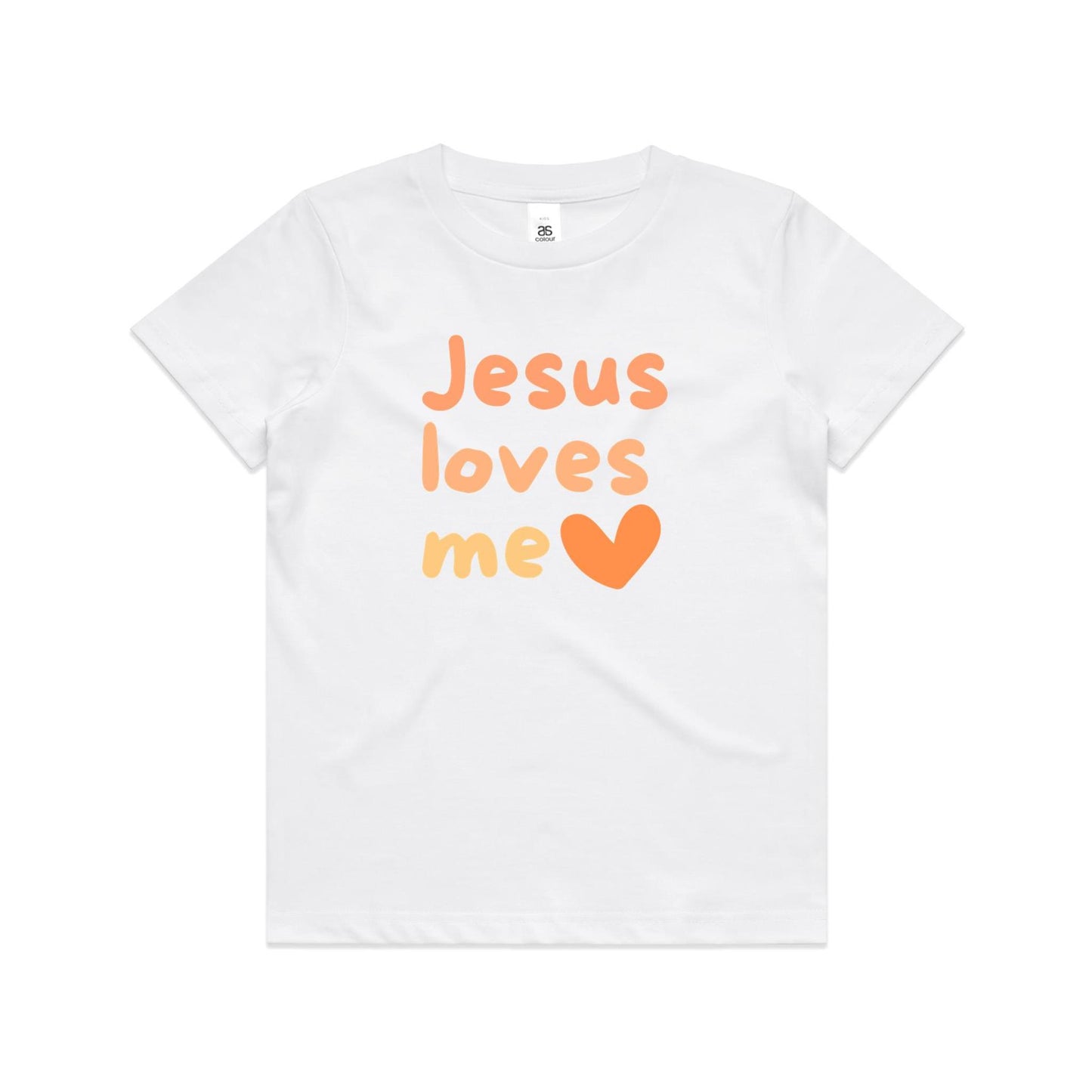 Jesus Loves Me - Kid's T-Shirt (orange)