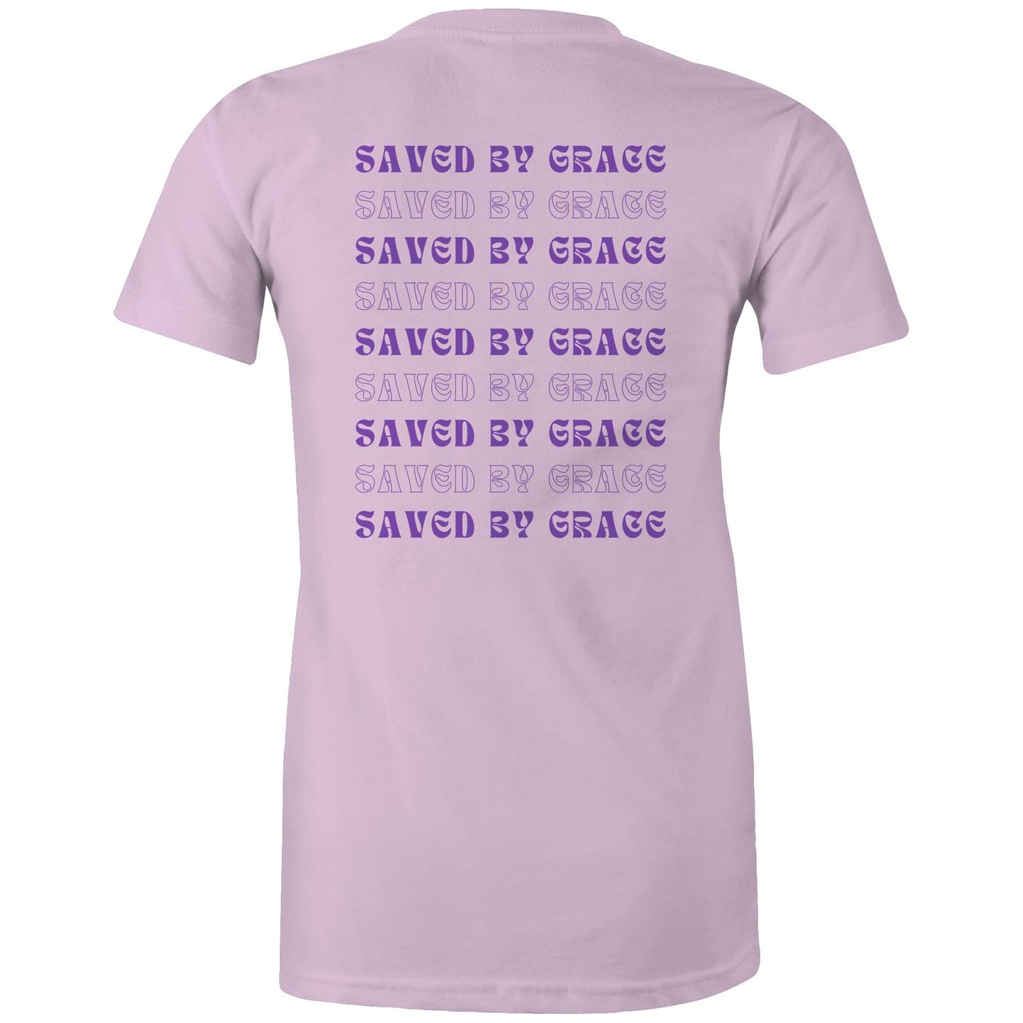 Saved By Grace - Women's T-Shirt (lavender)