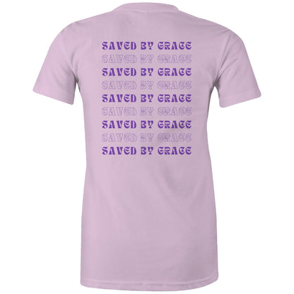 Saved By Grace - Women's T-Shirt (lavender)