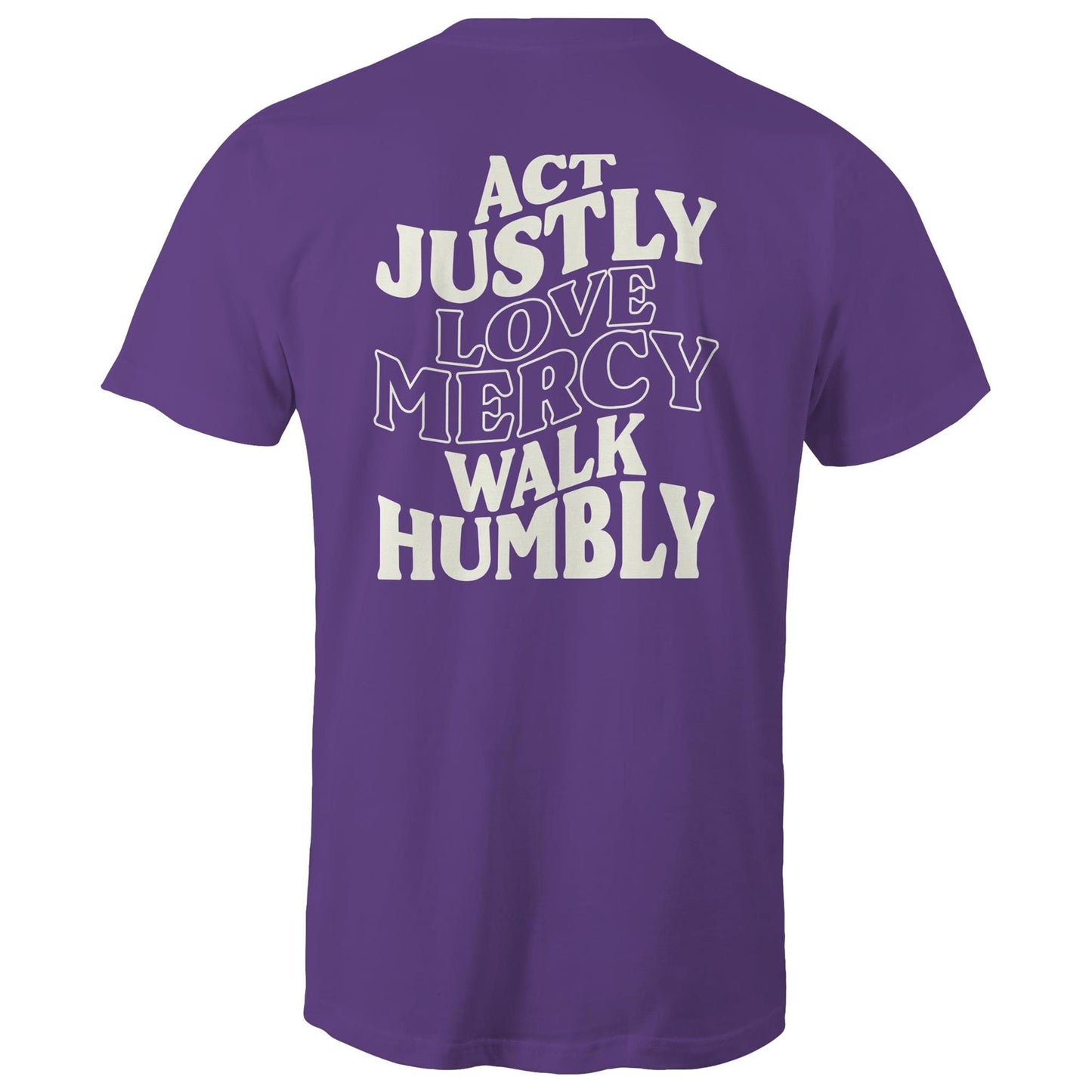 Justice Mercy Humility - Men's T-Shirt